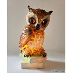 1950's perfume lamp owl