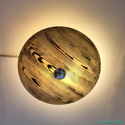 Queens Gallery ceiling lamp wood look