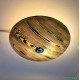 Queens Gallery ceiling lamp wood look