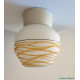 Orange dotted ceiling lamp