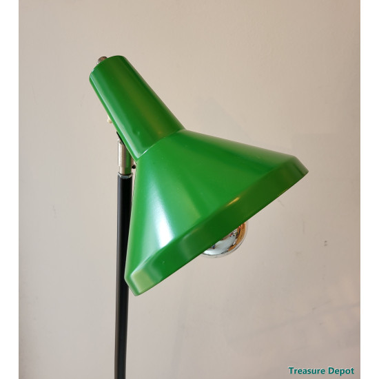 Grasshopper green floor lamp