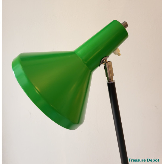 Grasshopper green floor lamp