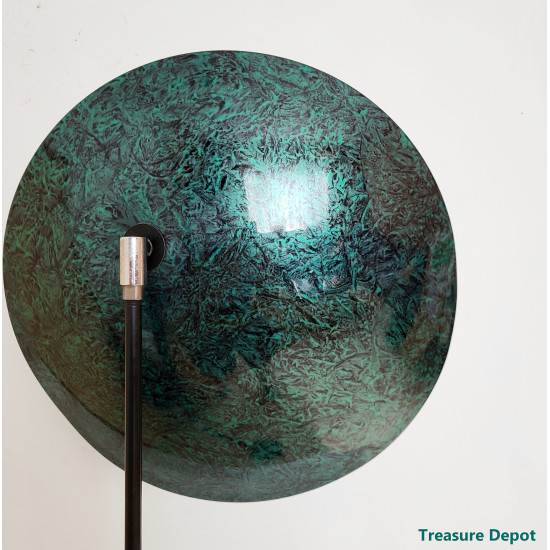 Queens Gallery floor lamp green marbled