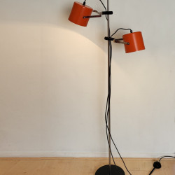 Double spot vintage floor lamp