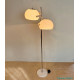 1970's white perspex floor lamp