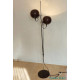 1960's brown globes floor lamp