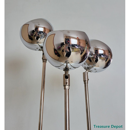 Space Age chrome floor lamp