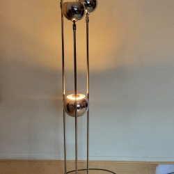 Space Age chrome floor lamp