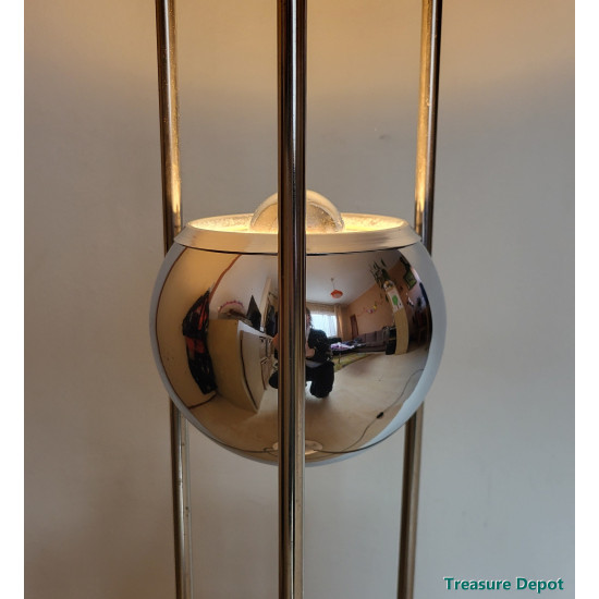 Space Age chrome floor lamp