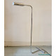 Chrome minimalist floor lamp