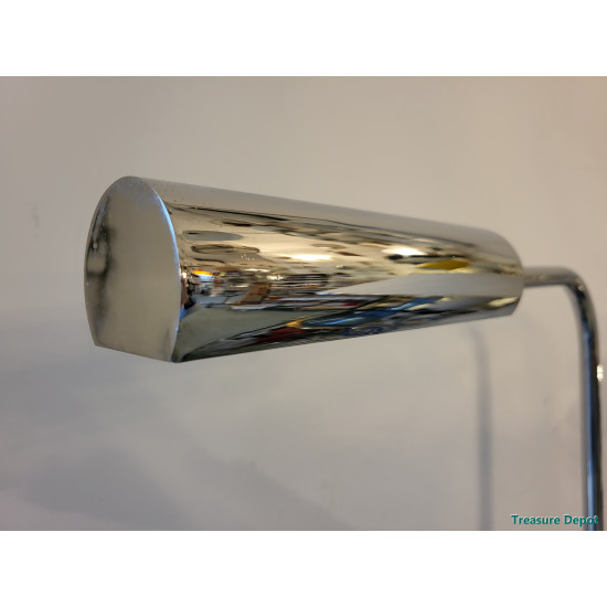 Chrome minimalist floor lamp