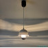 Space Age hanging lamp white