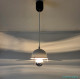 Space Age hanging lamp white