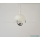 Space Age hanging lamp white